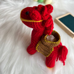 Handmade Crocheted Horse Doll